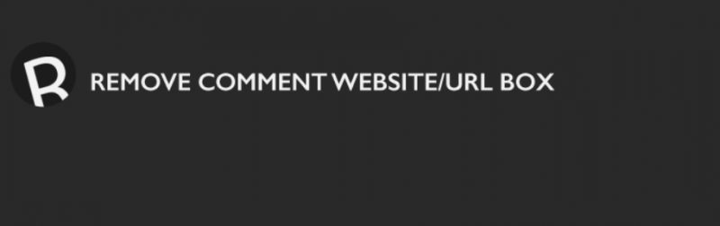 Remove Comment Website/URL Box 移除WordPress留言中的网址